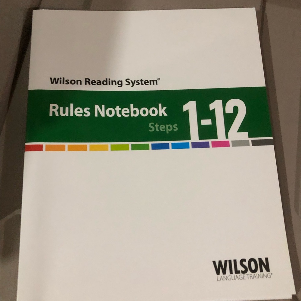 Wilson Reading System Rules Notebook Steps 1-12 - Picture 2 of 2